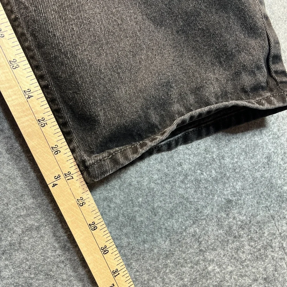 Levis‎ Jeans Men's 44x29 550 Relaxed Fit Straight Leg Black Denim Pants
